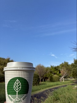 空き時間にモーニング✨公園は気持ちいい