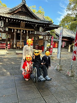 今日は七五三でした✨素敵な家族さんとご一緒でき私も素敵な時を過ごさせていただけました