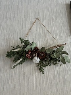 介護タクシーみなみさんが作✨お家がクリスマス気分になりテンションアップです。いつもありがとうございます