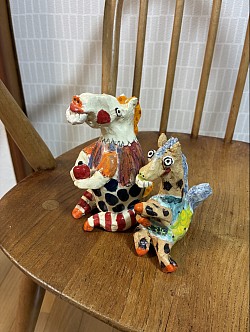 我が家にやってきたゆずき✨とスーちゃん🐴来年も楽しくなりそうです。素敵な時間をありがとうございました