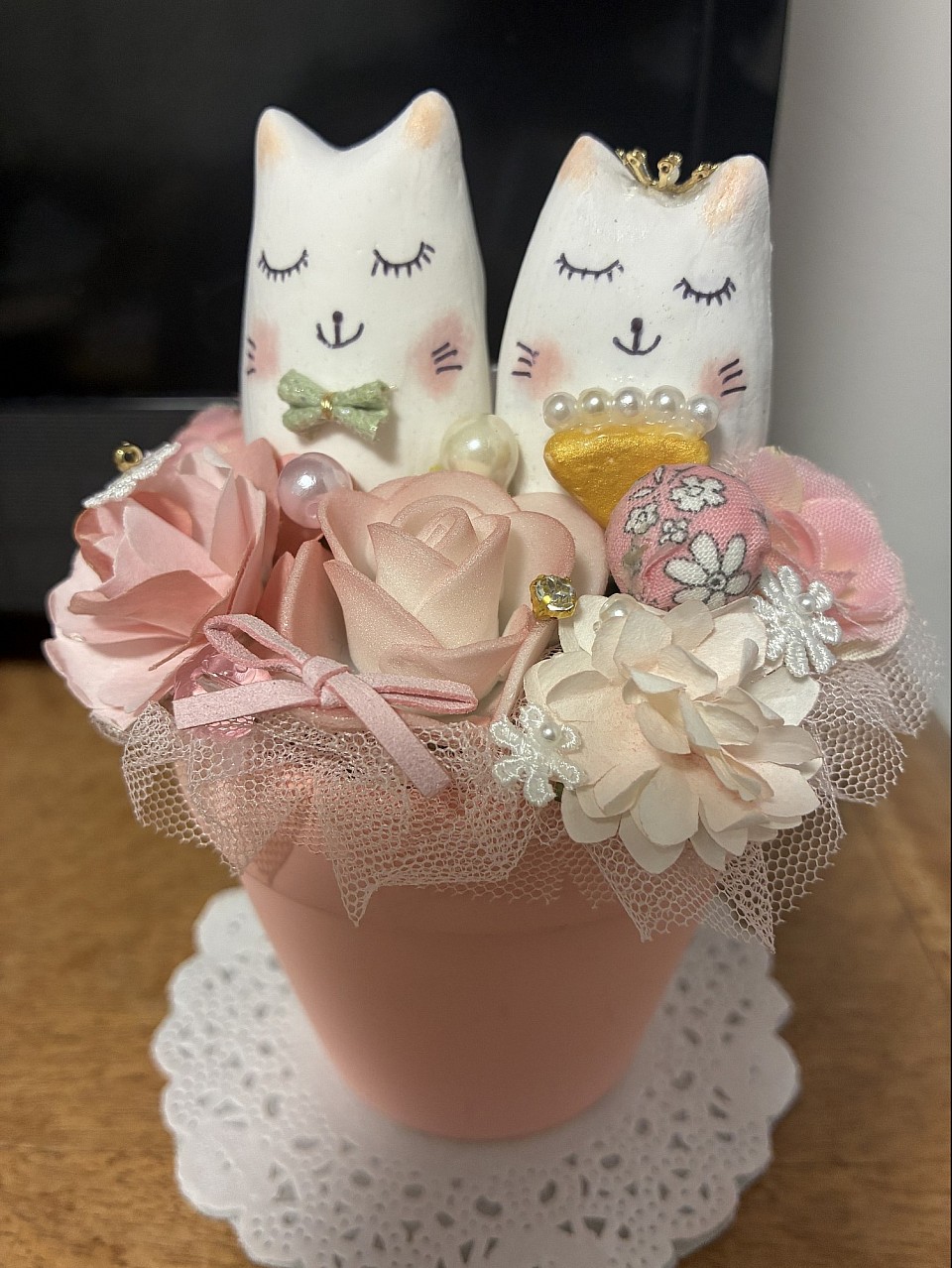 ねこちゃんお雛様💕みなみ介護タクシーさんからのプレゼント　可愛すぎる