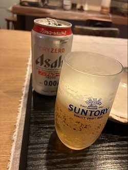 私はノンアル🍺乾杯